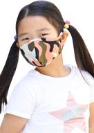 👶 children's fabric face mask - adorable print outdoor fashion covering for kids - protective, comfortable & breathable mouth shield - unisex design logo