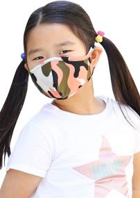 img 4 attached to 👶 Children's Fabric Face Mask - Adorable Print Outdoor Fashion Covering for Kids - Protective, Comfortable & Breathable Mouth Shield - Unisex Design