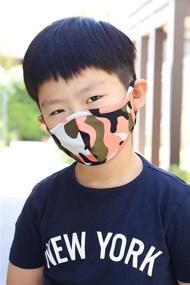 img 2 attached to 👶 Children's Fabric Face Mask - Adorable Print Outdoor Fashion Covering for Kids - Protective, Comfortable & Breathable Mouth Shield - Unisex Design