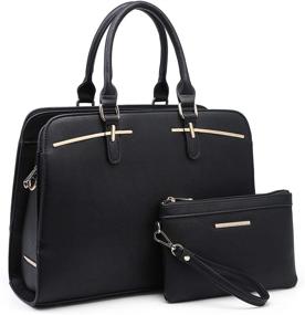 img 4 attached to Handbags Satchel Briefcases Matching 4 Ostrich