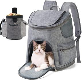 img 4 attached to ELLONI Pet Carrier Backpack Scratch Proof