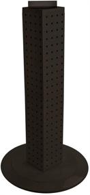 img 2 attached to Azar 700222 BLK Pegboard 4 Sided Revolving
