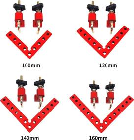 img 3 attached to 📐 90 Degrees Positioning Squares Right Angle Clamp (2 PACK) - Aluminium Alloy L-Type Corner Clamp for Woodworking, Picture Frames, Cabinets, Boxes, and Drawers