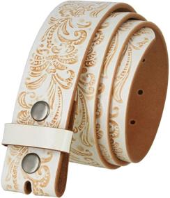 img 4 attached to Cowgirl Western Embossed Genuine Leather Women's Accessories for Belts