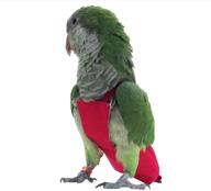 hezhuo parrot diaper flight suit for birds - waterproof bird clothes & supplies логотип