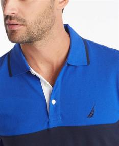 img 1 attached to Nautica Men's Short Sleeve Cotton Pique Clothing and Shirts: Classic Style and Comfort