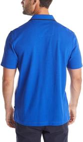 img 3 attached to Nautica Men's Short Sleeve Cotton Pique Clothing and Shirts: Classic Style and Comfort