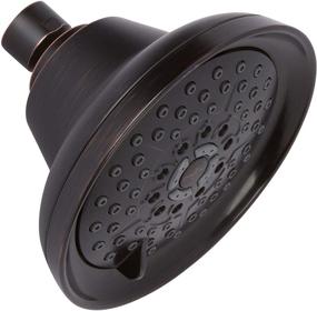 img 4 attached to 🚿 Oil-Rubbed Bronze Massage Shower Head With Mist - High Pressure Boosting, Multi-Function, Massaging Rainfall Showerhead Ideal for Low Flow Showers &amp; Adjustable Water Saving Nozzle, 2.5 GPM