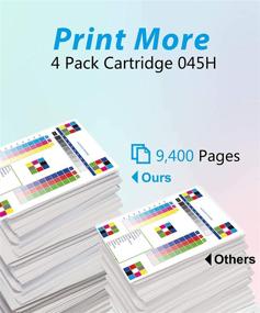 img 2 attached to MM MUCH & MORE Canon 045H 045 CRG-045H Toner Cartridge Set for MF634Cdw MF632Cdw LBP612Cdw Printers (4-Pack, Black, Cyan, Magenta, Yellow)