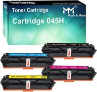 mm much & more canon 045h 045 crg-045h toner cartridge set for mf634cdw mf632cdw lbp612cdw printers (4-pack, black, cyan, magenta, yellow) logo