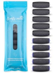 img 4 attached to Amope Pedi Refills: Premium 5 Extra Coarse & 5 Regular Coarse Replacement Roller for Electronic Foot File