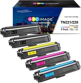 img 4 attached to 🖨️ High-Quality GPC Image Compatible Toner Cartridge Set for Brother TN221 TN225 - (2 Black, 1 Cyan, 1 Magenta, 1 Yellow) - Ideal for MFC-9130CW, MFC-9340CDW, MFC-9330CDW, HL-3170CDW, HL-3140CW, HL-3180CDW Printers