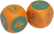 🎲 fun and educational kidnasium exercise dice & activity coins: engaging soft foam 6-sided movement dice game for boys & girls ages 4+ in classrooms, gyms, and homes логотип