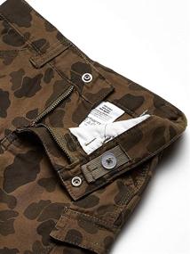 img 1 attached to Carhartt Boys Cargo Shorts Khaki