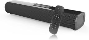 img 4 attached to 🔊 Enhance Your TV Experience with S20 Soundbar: Bluetooth Speakers, 3D Surround Sound, Subwoofer, and More!