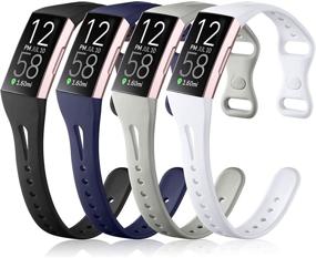 img 4 attached to Ouwegaga совместим с Fitbit Charge 4 Bands/Fitbit Charge 3 Bands