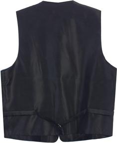 img 2 attached to 👔 Boys' Satin Formal Vest by Gioberti - Trendy Boys' Clothing for Special Occasions
