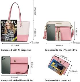 img 1 attached to Fashionable and Functional CHANRS KEATN Handbags: Women's Shoulder Handbags & Wallets to Enhance Your Style!
