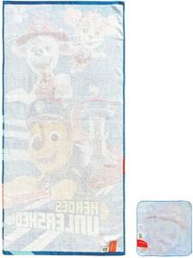img 3 attached to Top-rated Paw Patrol Kids Bath and Beach Towel Set with Washcloth - Soft Cotton Terry, 50 in x 25 in