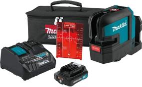 img 4 attached to Makita SK105DNAX Lithium Ion Self Leveling Cross Line: Ultimate Precision and Efficiency