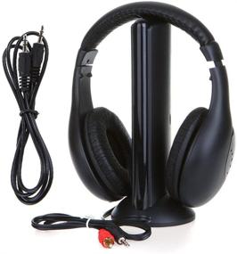 img 4 attached to 🎧 SmartEra HiFi Wireless Headphone: FM Radio, Monitor, MP3, PC, TV, Audio Mobile Phones