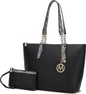 👜 stylish mkf shoulder women wristlet pouch: a must-have satchel handbag and wallet combo for women logo