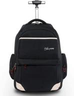 🎒 versatile hollyhome waterproof wheeled backpack for business and travel logo