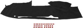 img 2 attached to 🏎️ Premium Dash Cover Mat for 2004-2008 Acura TL Base Sedan - BLACKHORSE-RACING Dashboard Pad