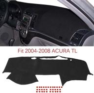 🏎️ premium dash cover mat for 2004-2008 acura tl base sedan - blackhorse-racing dashboard pad logo