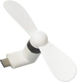 img 3 attached to Akiimy 6 паков USB Type C Mini Fan: Портативный ручной вентилятор для Samsung Galaxy Note 9/S10+/S9/S8/One Plus/Google Nexus - Оставайтесь прохладными в пути!