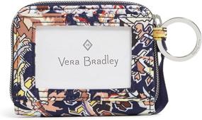 img 1 attached to Vera Bradley Women's Zip Around Protection Handbags and Wallets