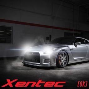 img 1 attached to 🔦 Xentec 9007 (HB5) 6000K Hi/lo Telescopic bixenon HID xenon bulb - 1 pair | 2 x 35W Digital Slim Ballast (Ultra White) Bundle