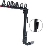🚴 fast and folding 4-bike premium hitch mount rack - kac s4 2” with quick release handle and smart tilting design logo