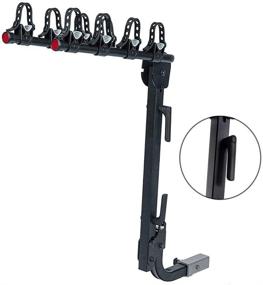 img 4 attached to 🚴 Fast and Folding 4-Bike Premium Hitch Mount Rack - KAC S4 2” with Quick Release Handle and Smart Tilting Design