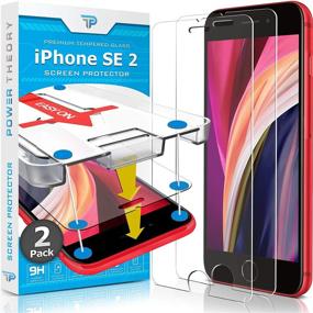 img 4 attached to 📱 Premium Tempered Glass Screen Protector for iPhone SE 2020 [2-Pack] - Easy Install Kit Included