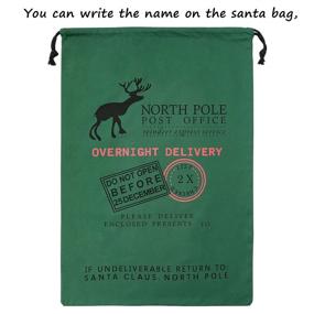 img 3 attached to Personalized Santa Sack