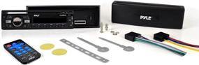 img 1 attached to Pyle PLCD43BTM Boat Bluetooth Marine Stereo Receiver - Ultimate Wireless Music Streaming, Hands-Free Calling 🚤 & More - High Quality Marine Head Unit with CD Player/MP3/USB/AUX/AM FM Radio - In Stylish Black