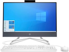 img 4 attached to 🖥️ Renewed HP 22-DF All-in-One PC: Intel Celeron G5900T, 4GB RAM, 256GB SSD, Win 10 - Full HD 21.5-Inch WLED Display