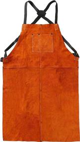 img 4 attached to 🔥 Leather Welding Work Apron by LEASEEK