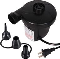 🔌 sanipoe electric inflatable air pump, rapid-fill inflator for blow up pool toys, air mattress, rafts, floats логотип