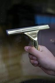 img 3 attached to Ettore 6-Inch Solid Brass Squeegee