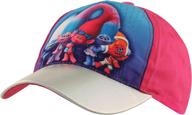 🎩 dreamworks toddler hat: trolls kids baseball cap for girls, ages 4-7 logo