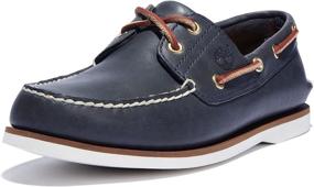 img 4 attached to Timberland Classic 2 Eye Rootbeer Brown Men's Shoes for Loafers & Slip-Ons