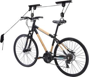 img 4 attached to Heavy-Duty Bicycle Hoist Hanging Bike 🚲 Rack - Lifts up to 50 lbs