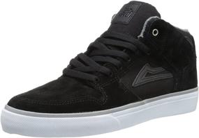 img 4 attached to Lakai Telford Skate Black Suede Men's Shoes in Athletic