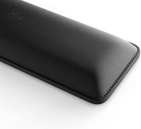 img 2 attached to 🖤 Glorious Full Size Gaming Wrist Pad/Rest - Black - Mechanical Keyboards with Stitched Edges and Ergonomic Design (Stealth Edition)