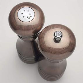 img 3 attached to 🍽️ Enhance Your Culinary Delights with the Chef Specialties 7 Inch Burnished Copper Pepper Mill and Salt Shaker Gift Set