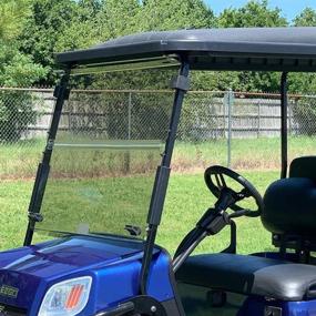 img 3 attached to 🏌️ Golf Cart Windshield Retaining Clips for EZGO, Club Car, and Yamaha - Designed for 1"x1" Tube of Golf Carts