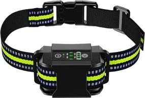 img 4 attached to 🐶 Rechargeable IP6 Waterproof Anti Barking Training Collar - PetsHub Dog Bark Collar with Adjustable Sensitivity, Intensity, Beep, and Vibration for Small, Medium, and Large Dogs