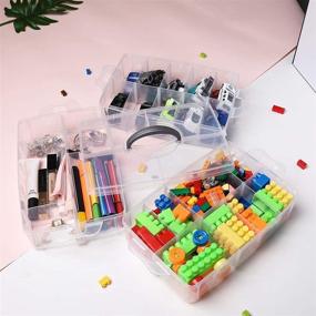 img 2 attached to Funall 3-Tier Stackable Storage Container: Organizing Arts, Crafts, Toys, and More!